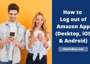 How to Log out of Amazon App