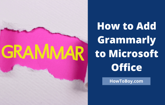 How to Add Grammarly to Word